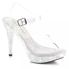 4 Inch Heel ELEGANT-408ABRS Clear