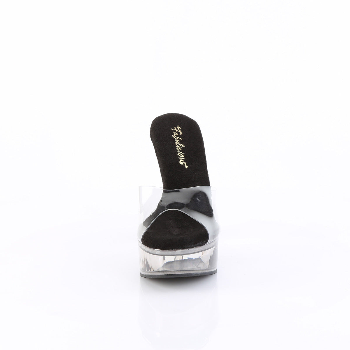 5 Inch Heel MARTINI-501 Clear Black Smoke