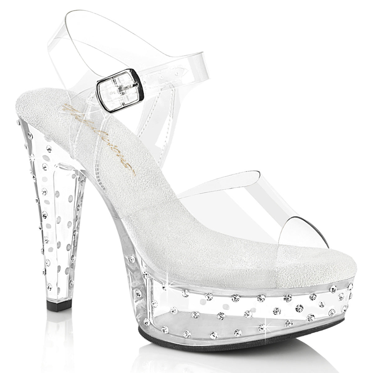 5 Inch Heel MARTINI-508SDT Clear