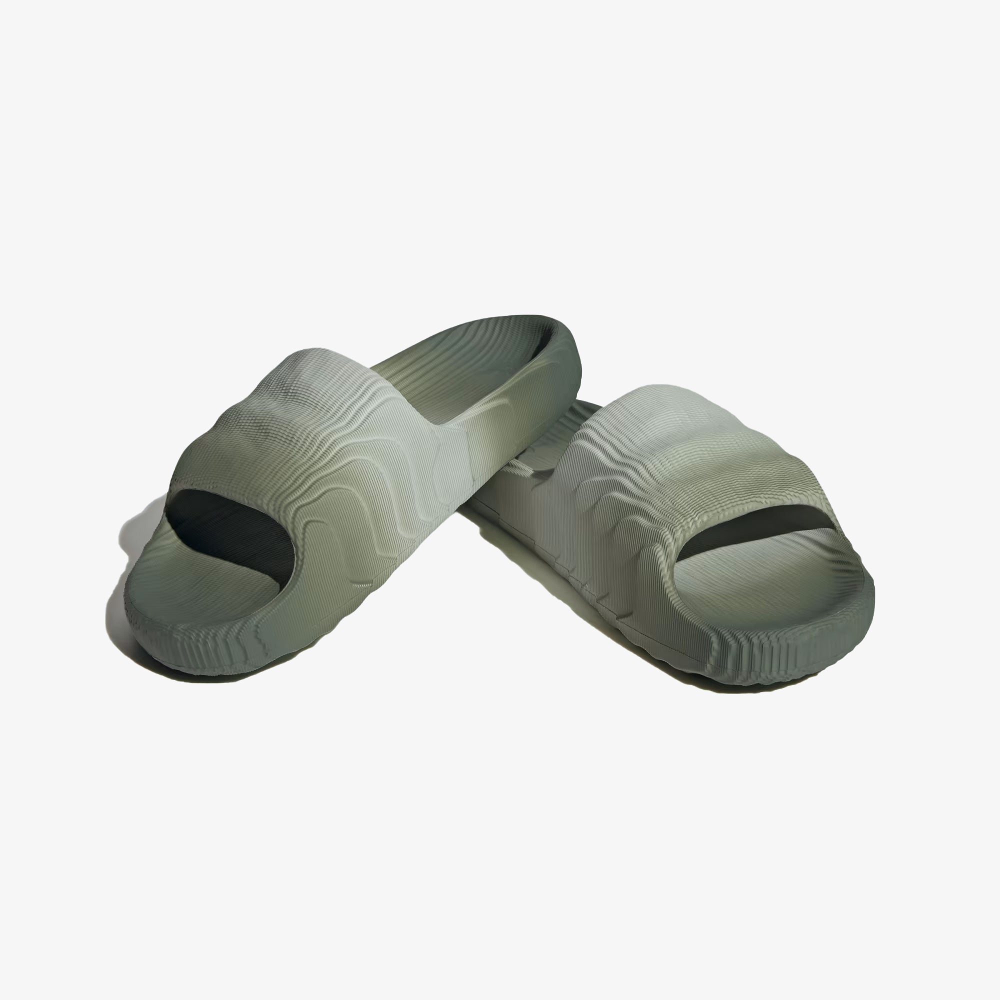 ADILETTE 22 'WONDER GREEN/SILVER GREEN/CORE BLACK'