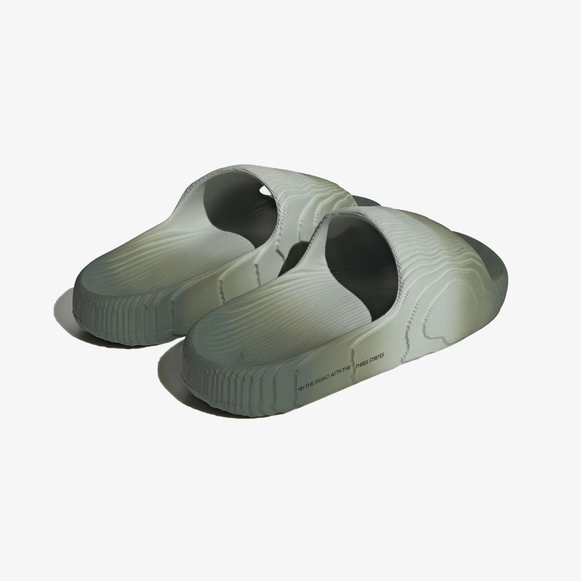 ADILETTE 22 'WONDER GREEN/SILVER GREEN/CORE BLACK'