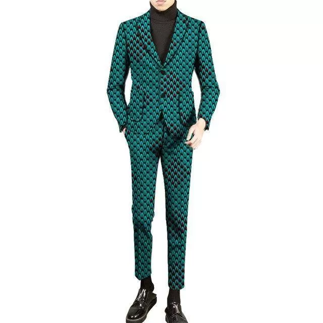 African 2-Button Suit