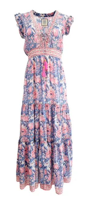 Bell Farrah Maxi, Indigo Pink Floral