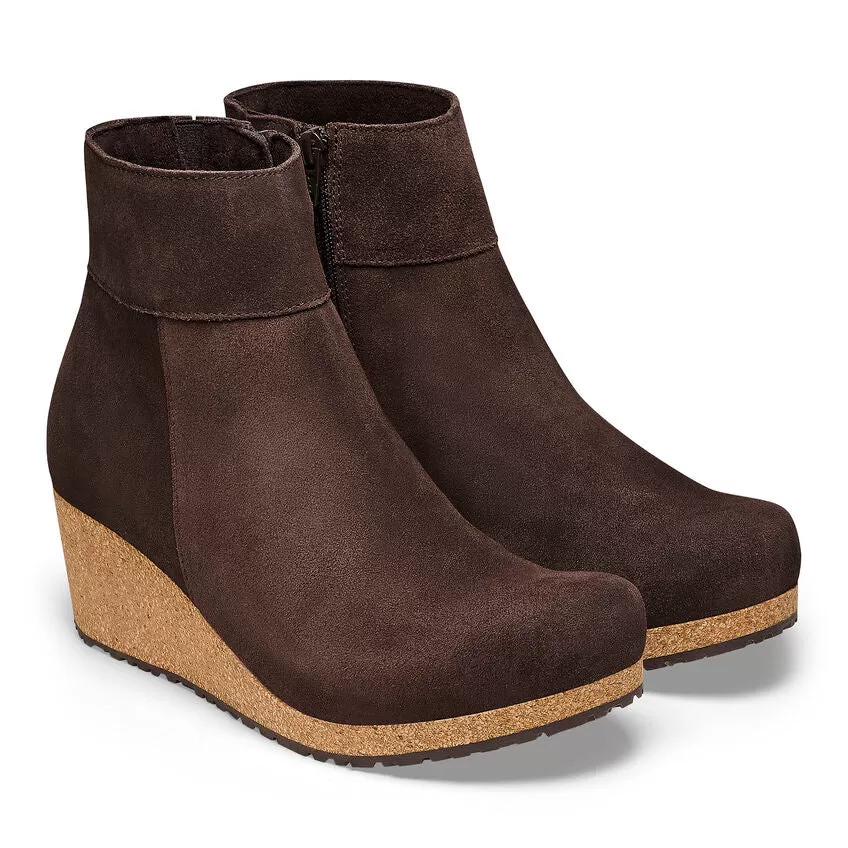 'Birkenstock' Women's Ebba Suede Leather Ankle Boot - Roast