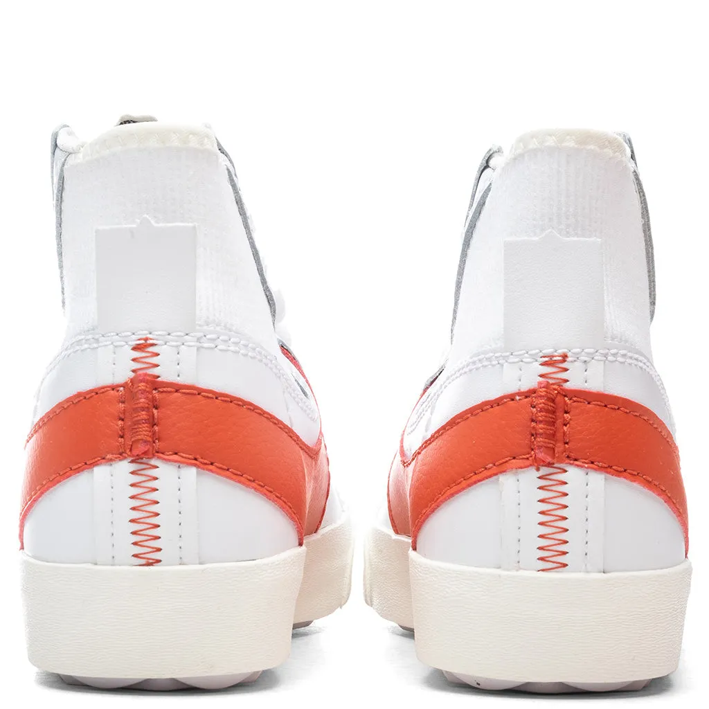 Blazer Mid '77 Jumbo - White/Mantra Orange/Sail/Total Orange