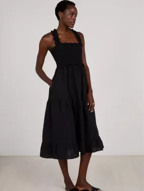 Braylee Hemp Dress | Caviar Black