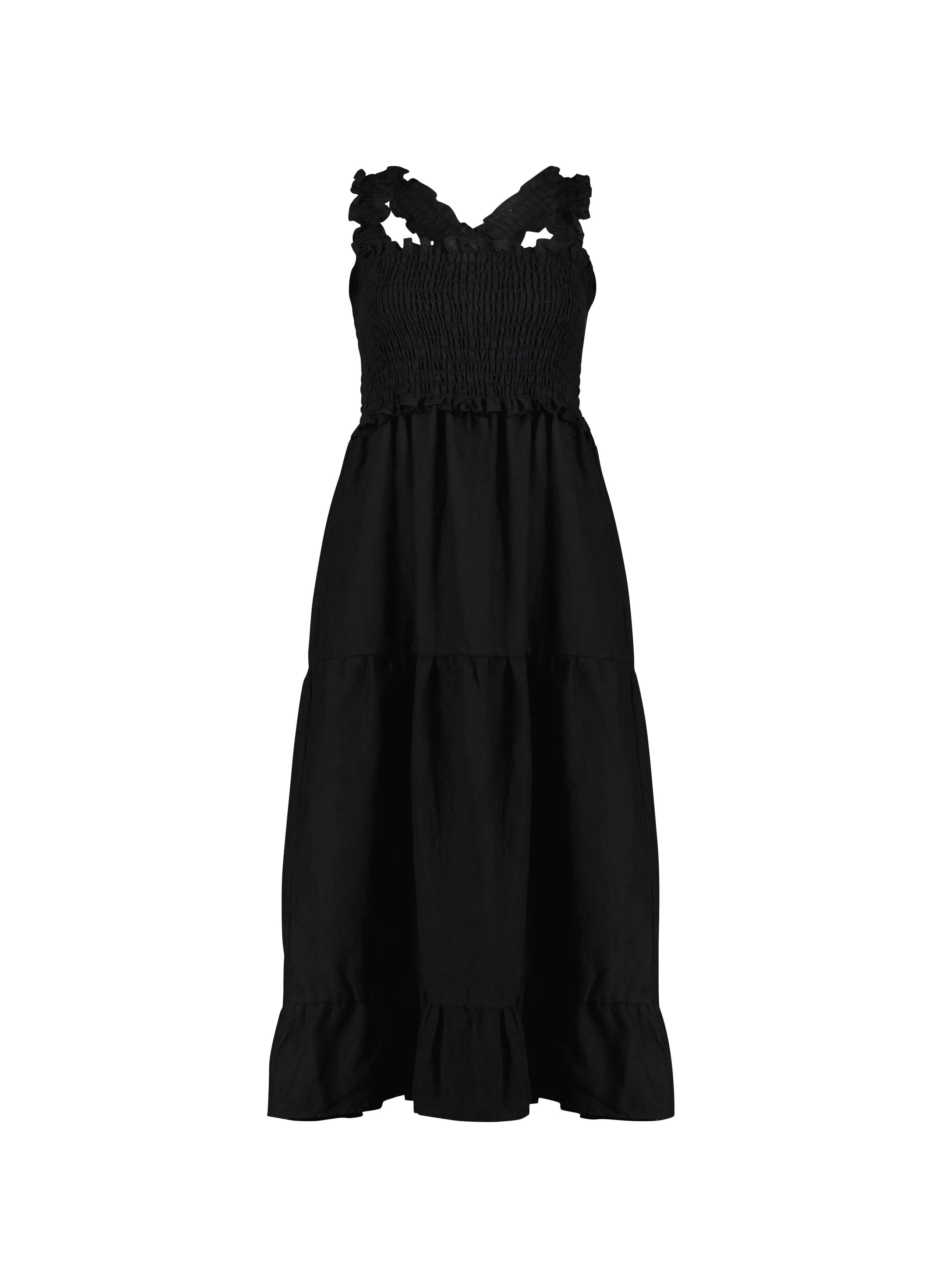 Braylee Hemp Dress | Caviar Black