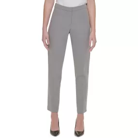 Calvin Klein Womens Mid-Rise Solid Ankle Pants