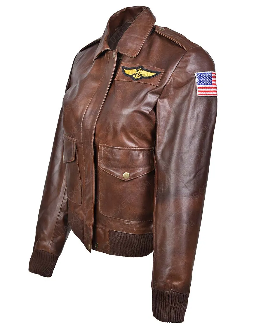 Captain Marvel Carol Danvers Flight Bomber Jacket