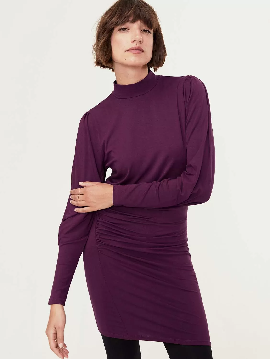 Carolyn LENZING ECOVERO Dress | Dark Cherry