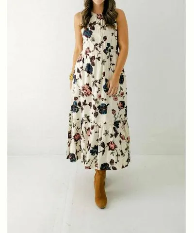 Cleobella Carina Ankle Dress In Jardin