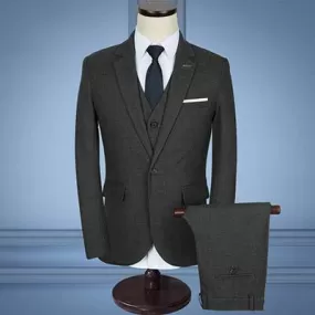 Corden Three Piece Grey Suit