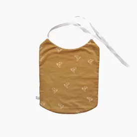 Dining bib-mustard paper bird