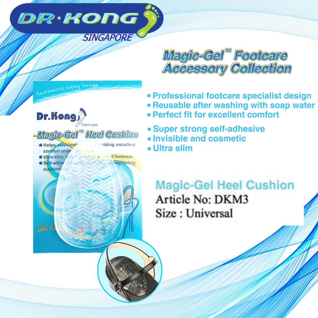 DR.KONG MAGIC-GEL HEEL CUSHION ACCESSORIES DK-DKM3-F(RP : $16.90)