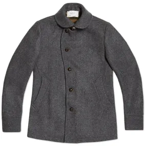 Edifice Melton Shawl Collar CoatGrey