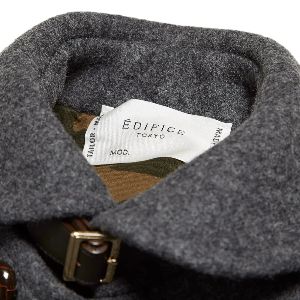 Edifice Melton Shawl Collar CoatGrey