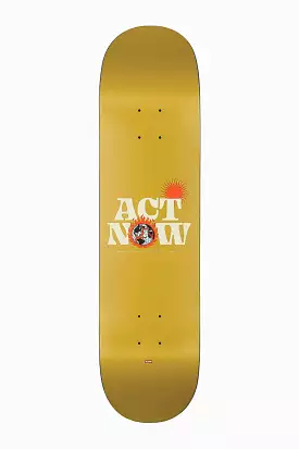 G1 Act Now - Mustard - 8.0 Skateboard Deck