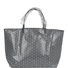 Goyard Goyardine Grey St. Louis GM Tote Bag Palladium Hardware