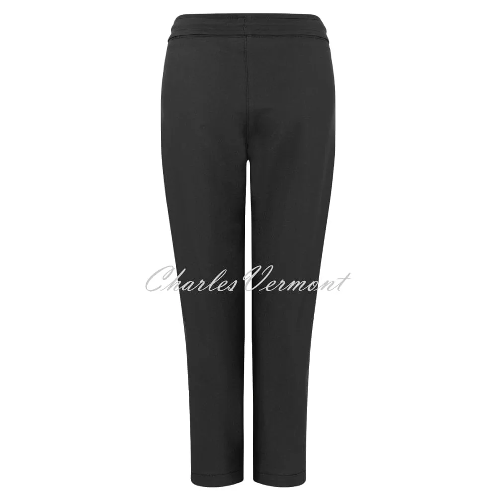 I’cona Casual 7/8th Cropped Trouser – Style 61012-54927-90 (Black)