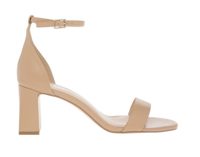 INDI BLOCK HEEL ANKLE STRAP