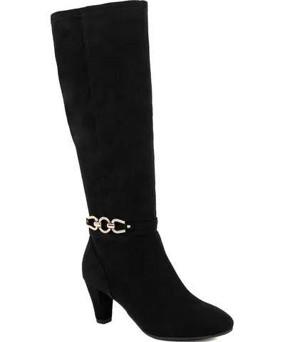 Jones New York Women's Helio Ankle Ornament Knee High Dress Boots