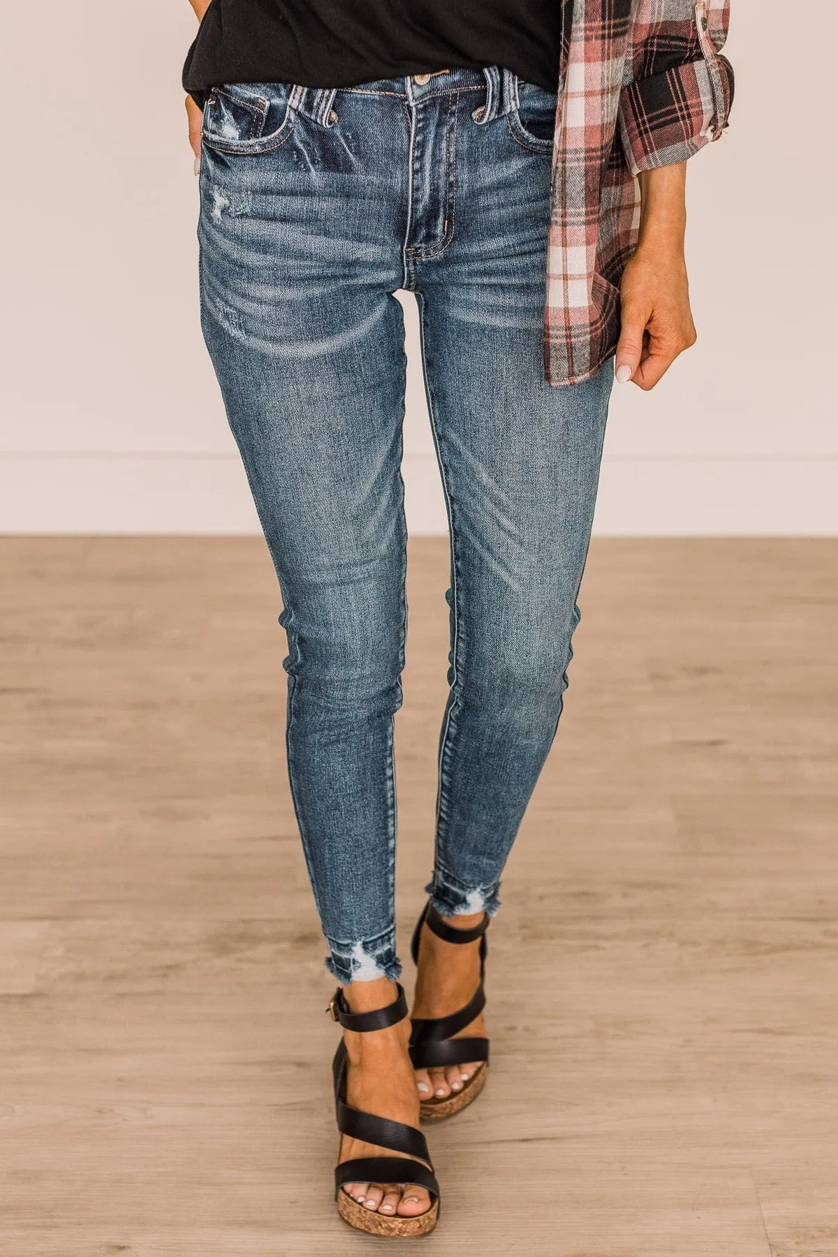 KanCan High-Rise Skinny Jeans- Catalina Wash