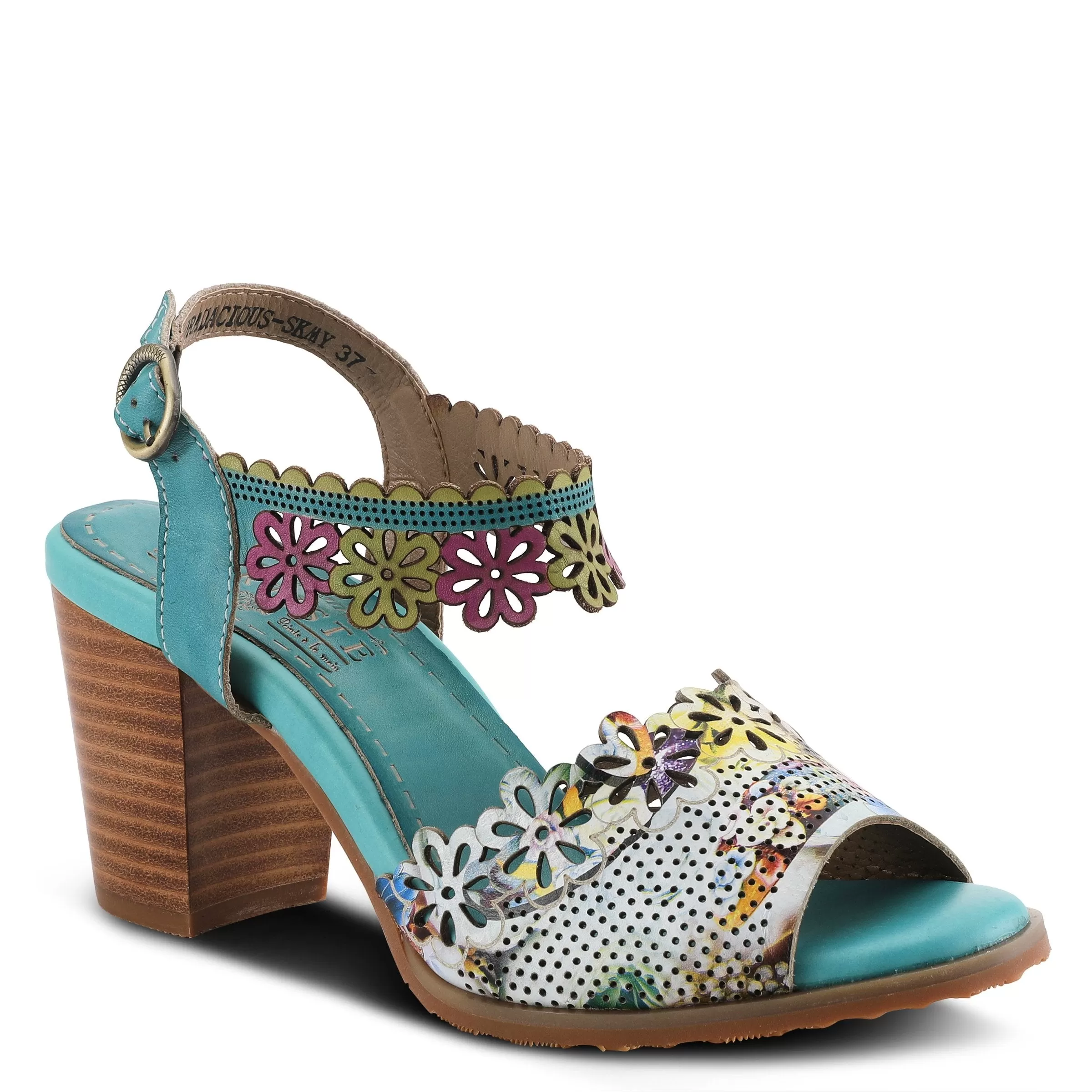 L'ARTISTE FLORADACIOUS ANKLE STRAP SANDAL