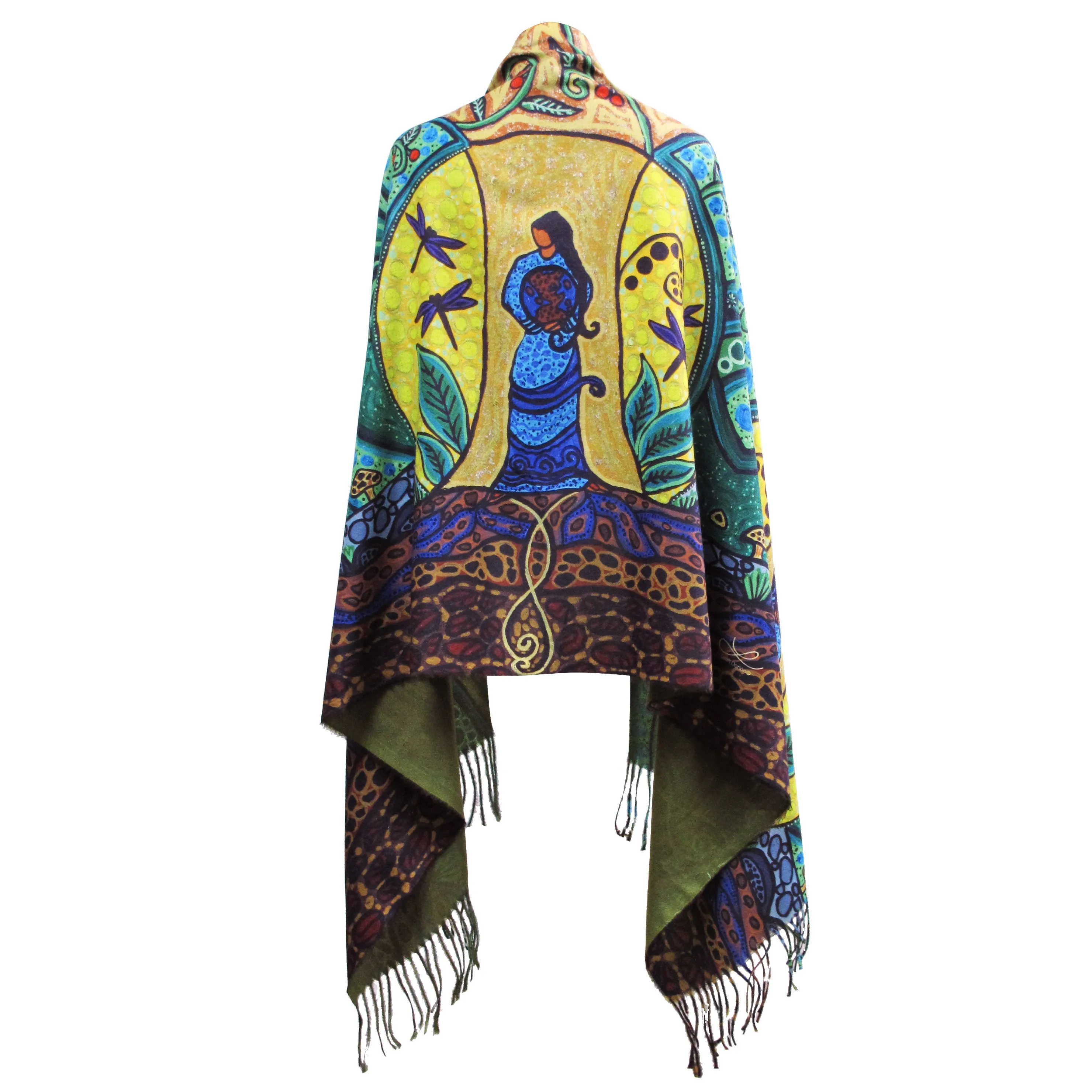 Leah Dorion Strong Earth Woman Eco-Shawl