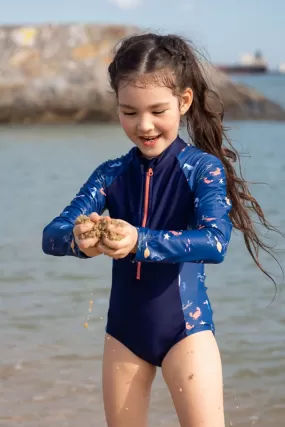 Long-Sleeve Rash Suit - Blue Ocean