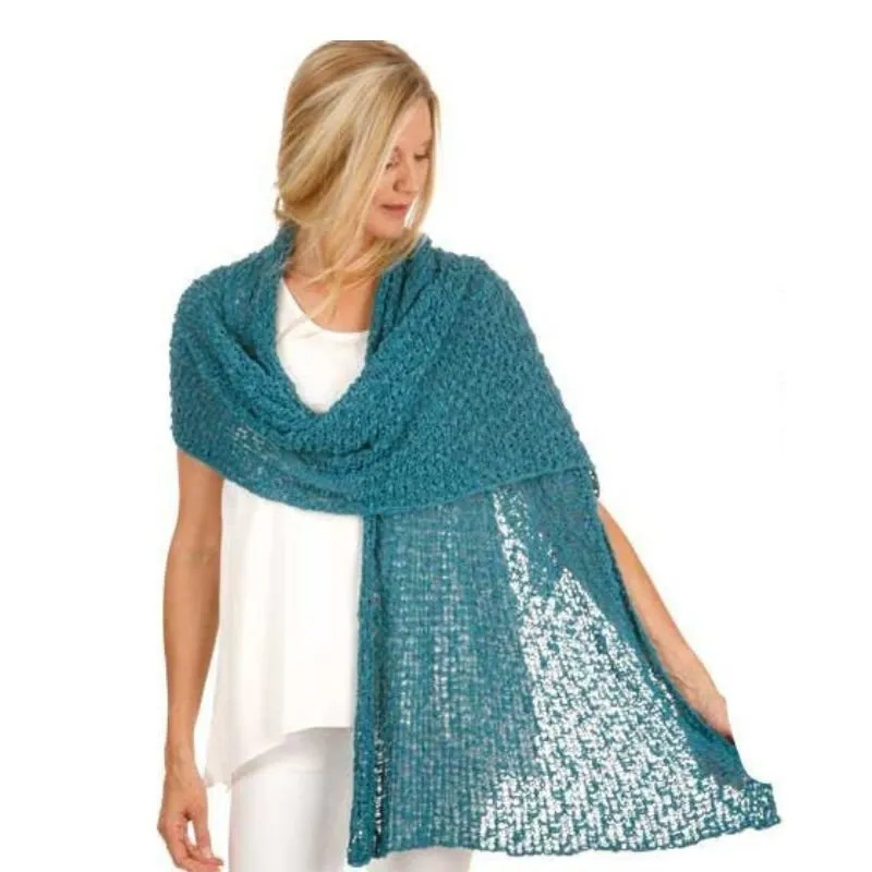 Lost River Popcorn Shawl