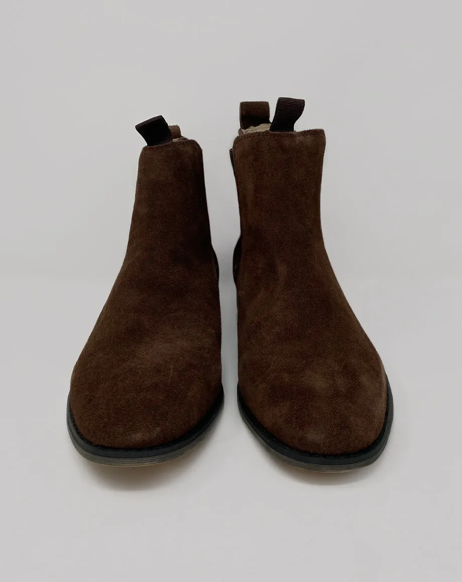 LUCIFER MEN’S SUEDE CHELSEA BOOTS | CHOCOLATE