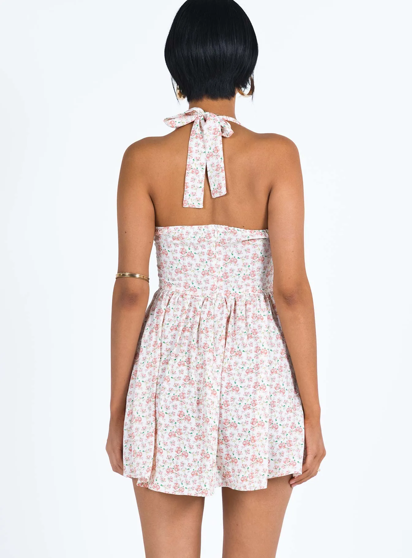 Lyle Mini Dress Pink Floral