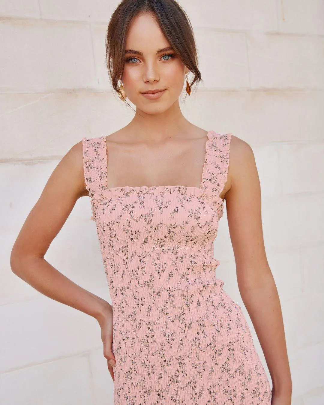 Mellie Dress - Pink Floral