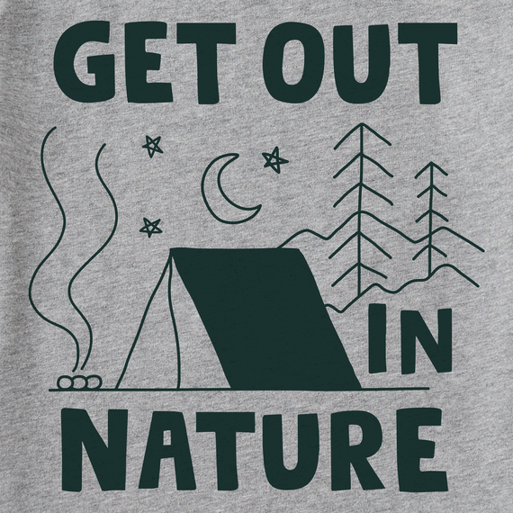 Men's Get Out in Nature Tent Short Sleeve  Tee