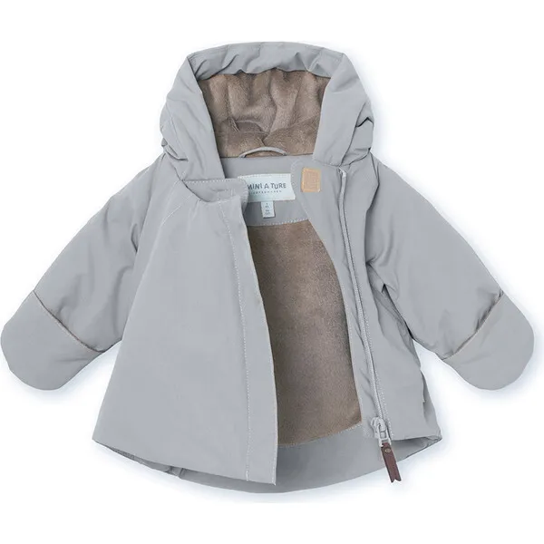 Mini A Ture Yaka Winter Jacket, Quarry Blue