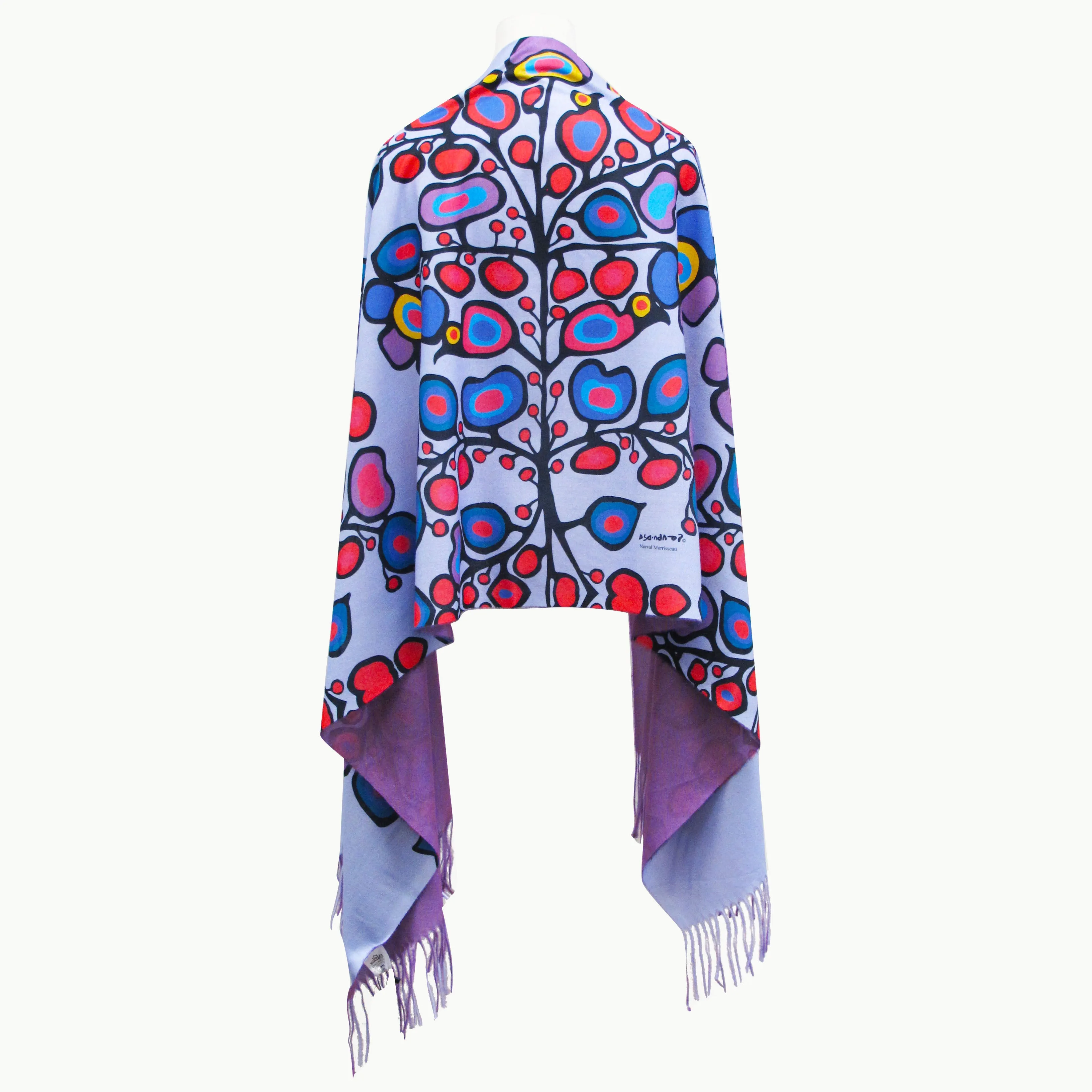 Norval Morrisseau Woodland Floral Eco-Shawl