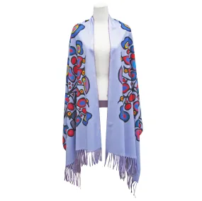 Norval Morrisseau Woodland Floral Eco-Shawl