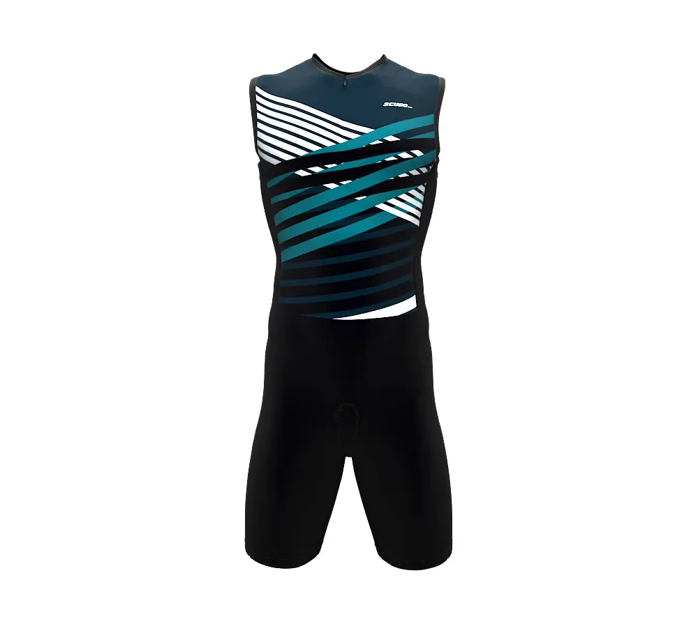 Nudius Teal Tri Suit for Men