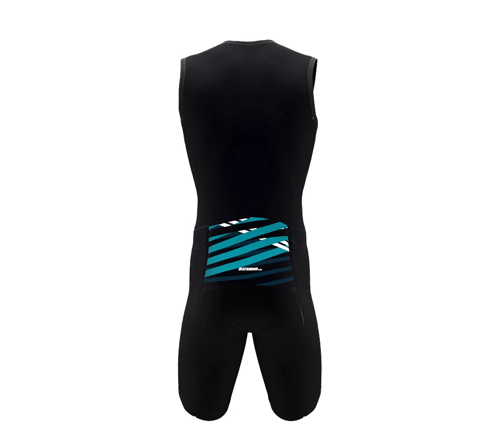 Nudius Teal Tri Suit for Men