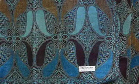 Paisley Pashmina Blue A02-13