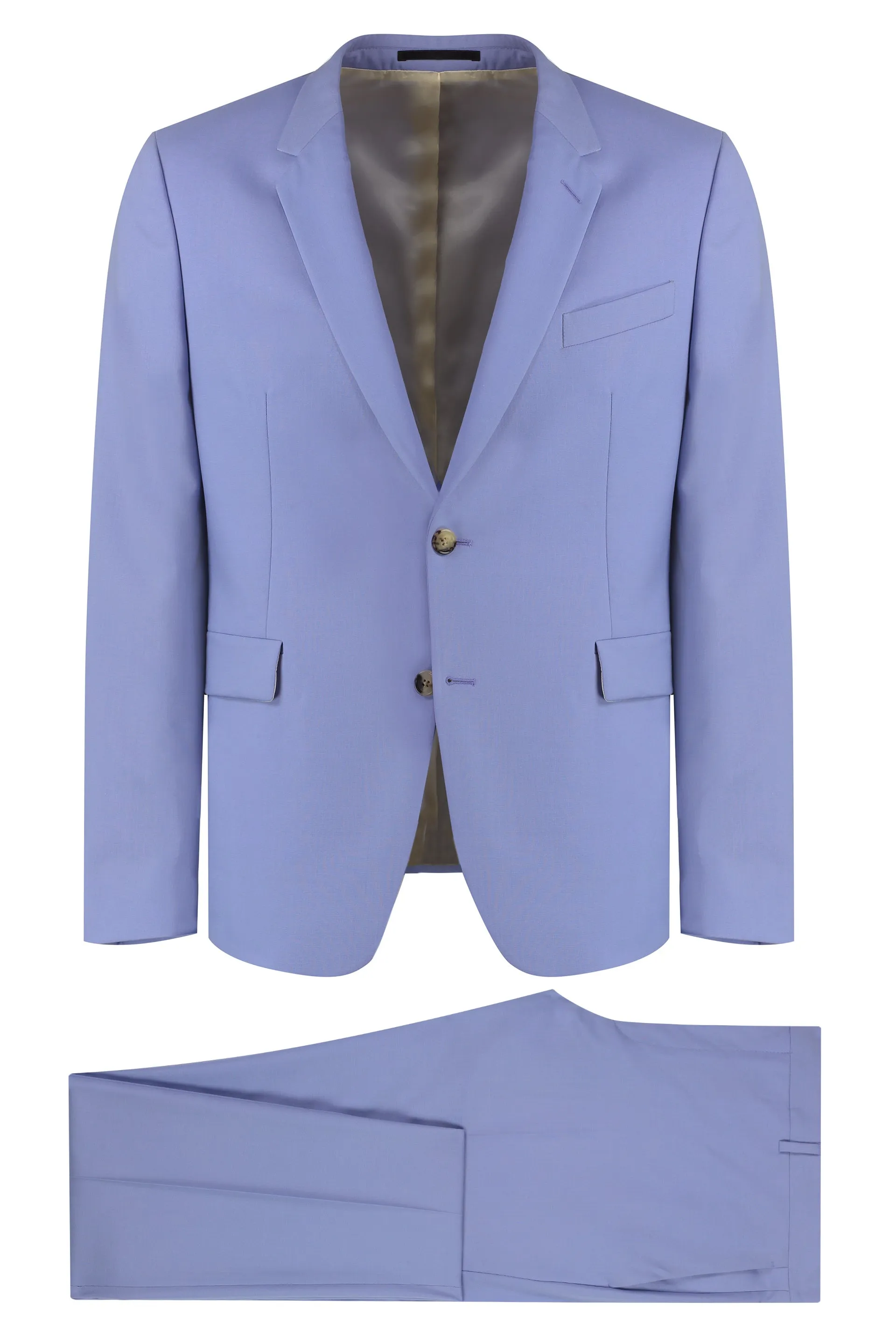 PAUL SMITH Lilac Wool and Mohair Two Piece Suit for Men