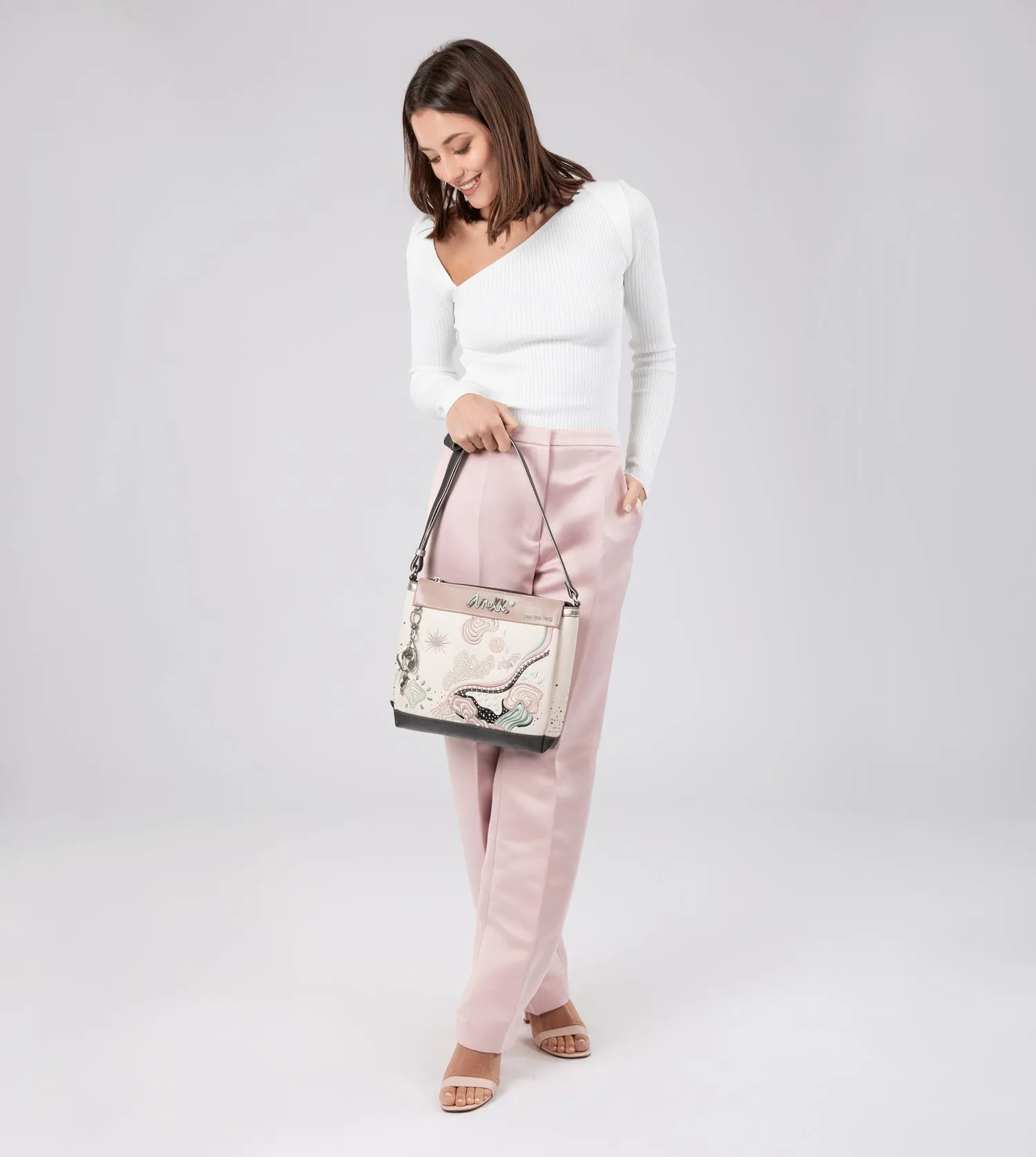 Psicodelic 3-compartment crossbody bag