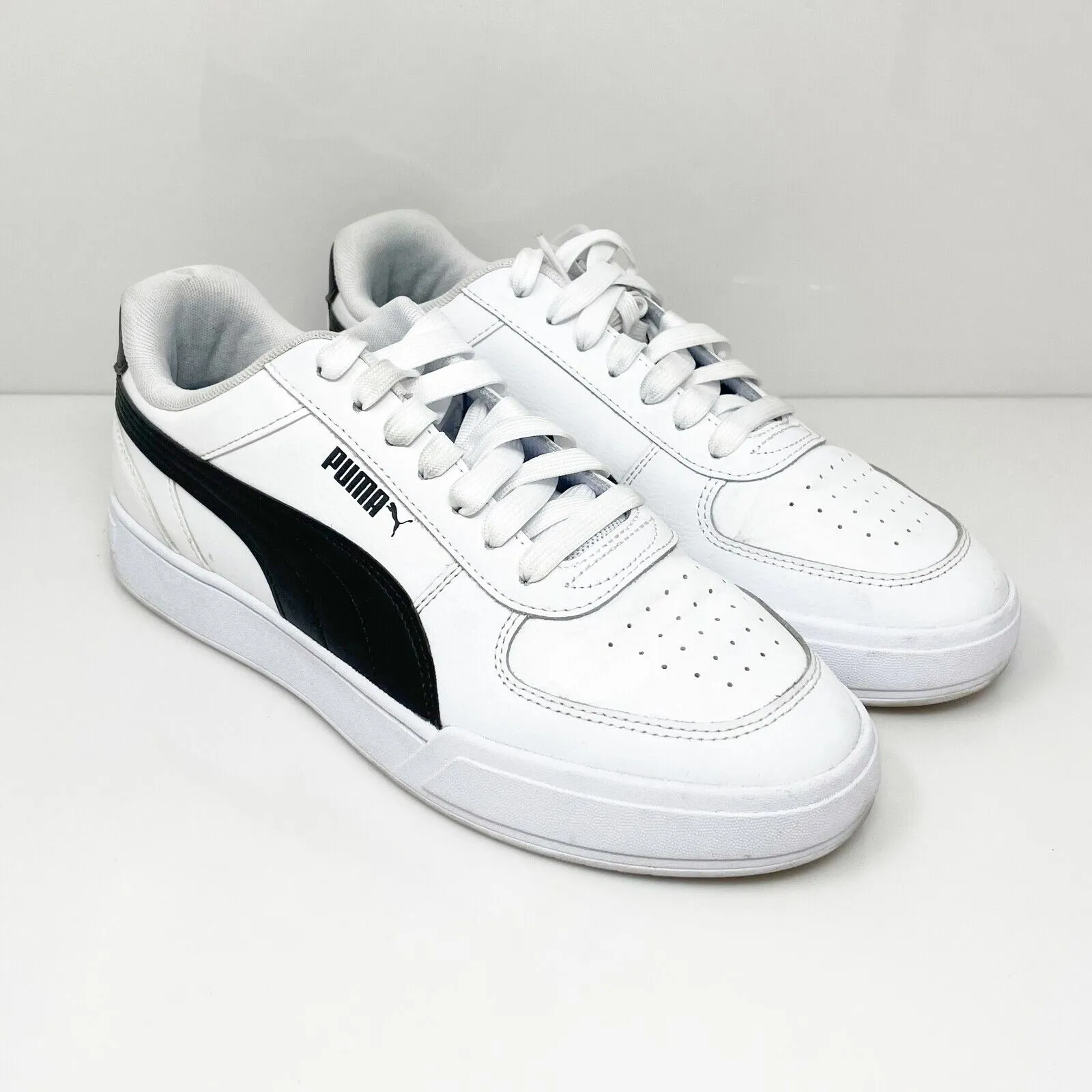 Puma Mens Caven 380810-02 White Casual Shoes Sneakers Size 10