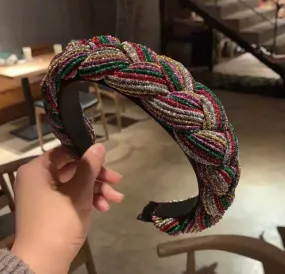 Rainbow Braid Headband