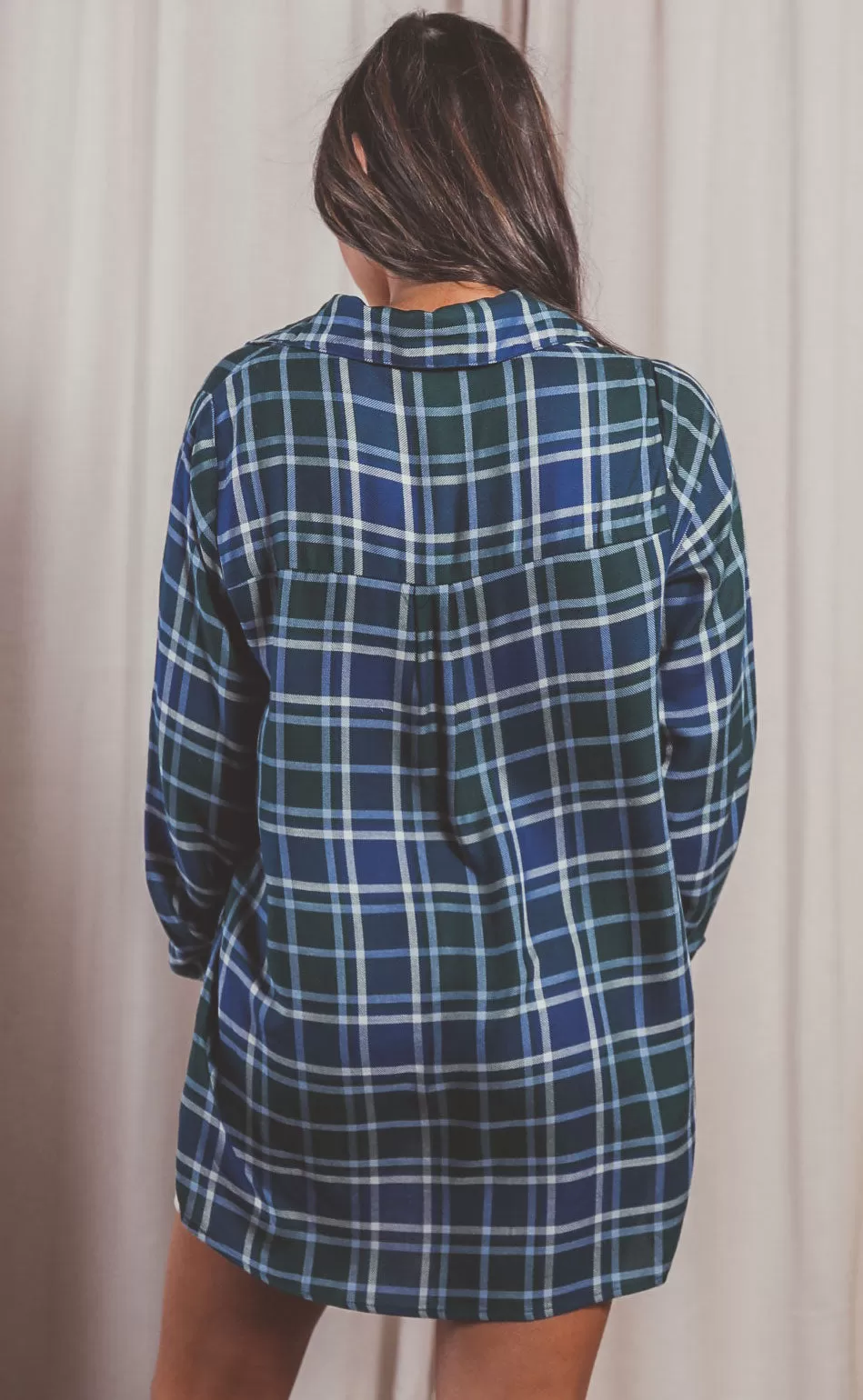 show me your mumu: the layer shirt - green plaid