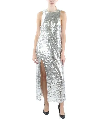 Show Me Your Mumu Womens Sequined Long Evening Dress