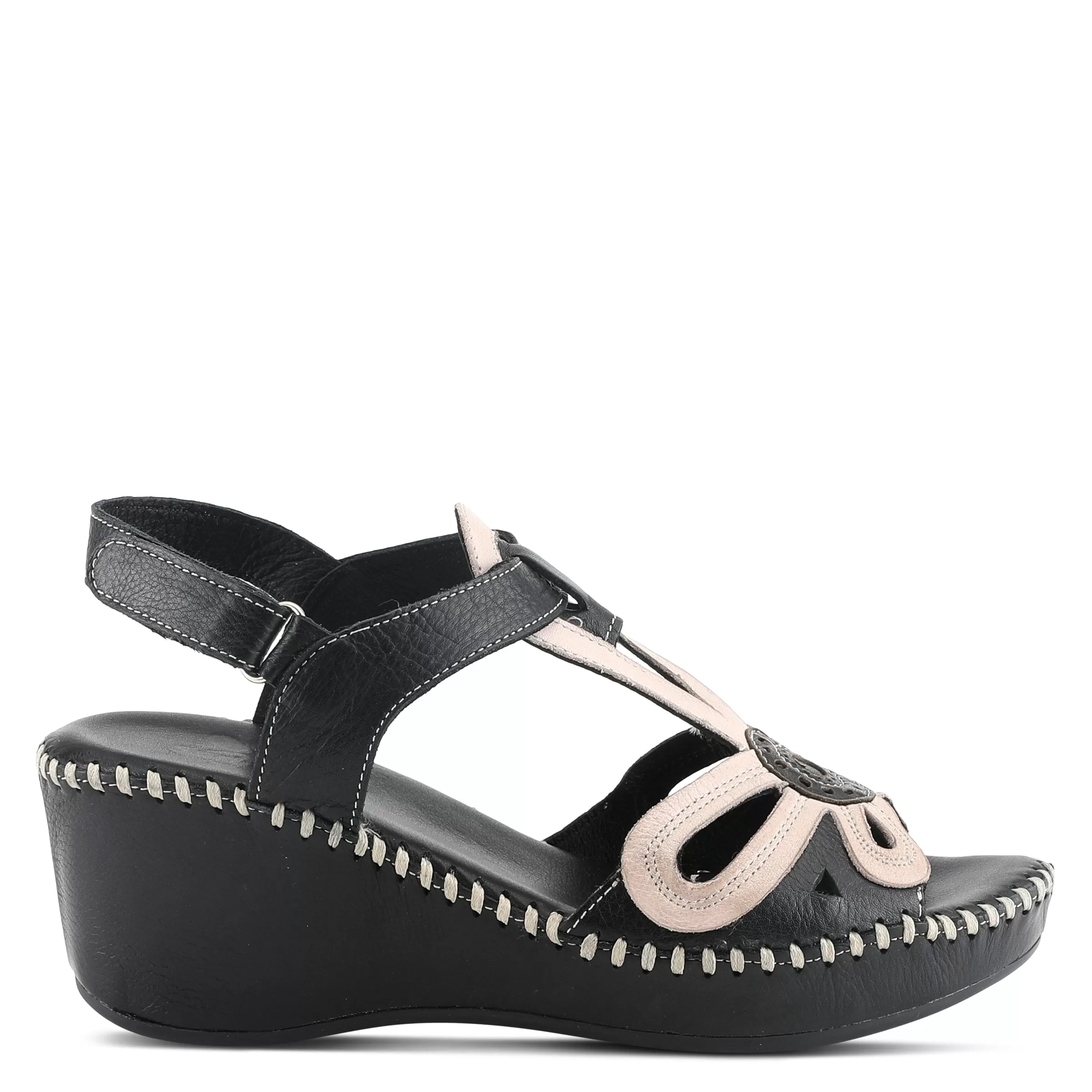 SPRING STEP AMUNA T-STRAP SANDALS