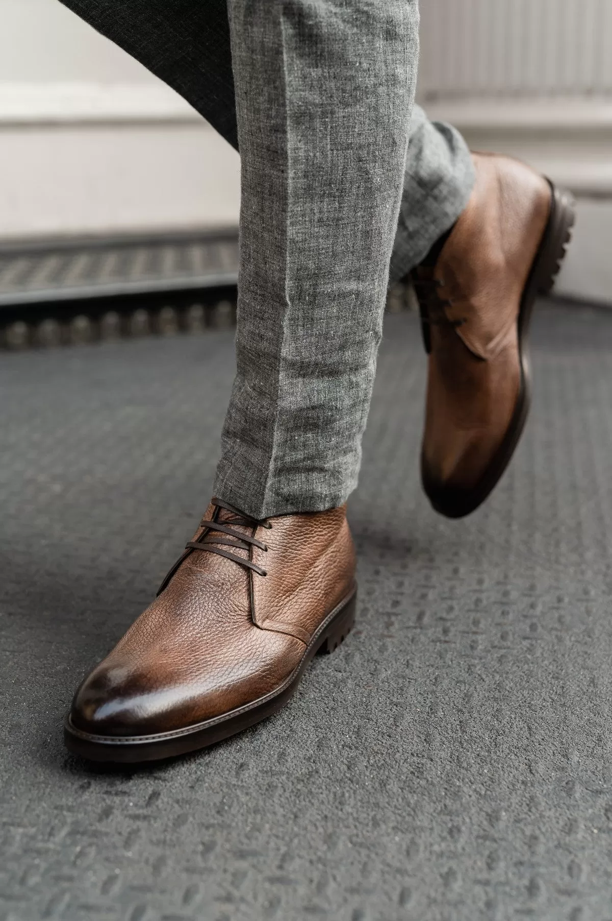 The Agnelli Chukka Boot - Brown