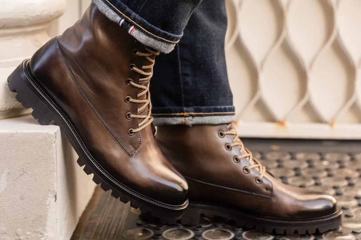 The Diesel Army Boot - Chocolate