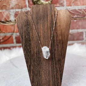 The Emily Raw Crystal Point Necklace